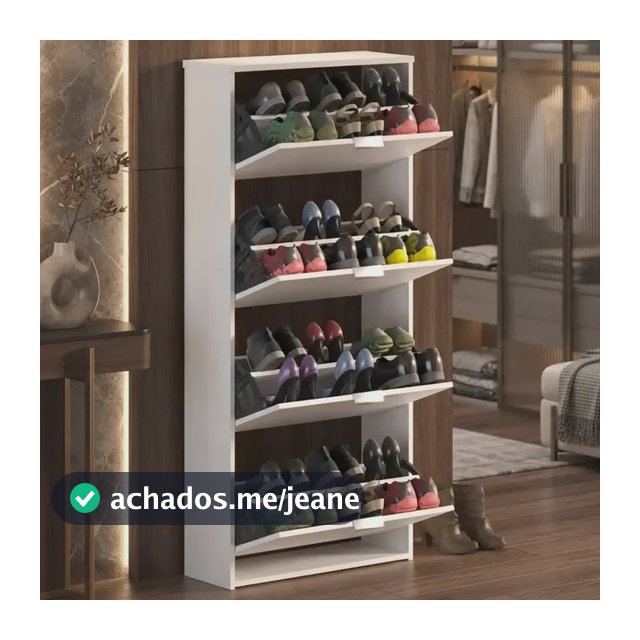 Armário Sapateira 4 Portas Basculante Safira