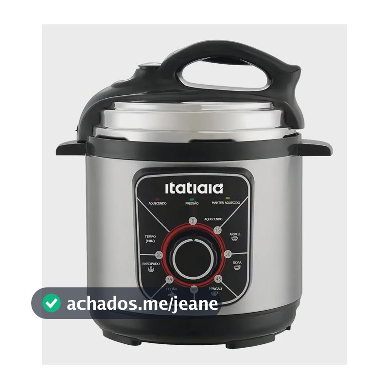 Panela De Pressão Elétrica Itatiaia Essencial 3l 700w Inox Preto