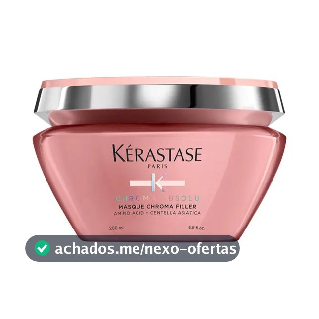 Máscara Capilar Kérastase Chroma Absolu Filler, Para Cabelos Porosos, Sensíveis ou Danificados 200ml