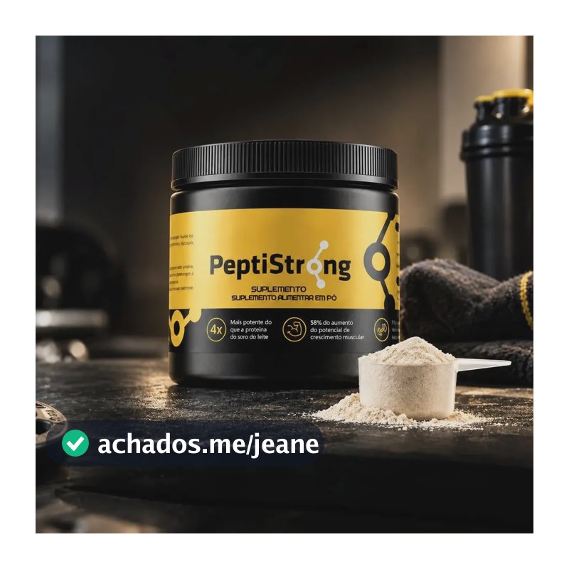 1 Pote Peptistrong Natural - Envio Rápido Sem Sabor