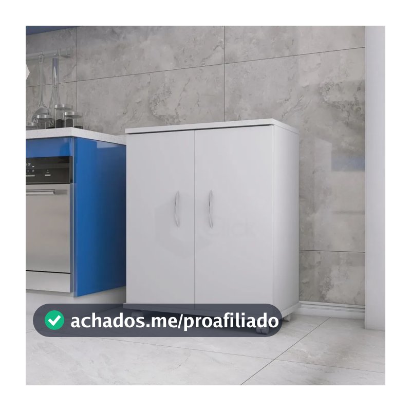 Armário Sapateira Multiuso Com 2 Portas 5 Prateleiras Branco