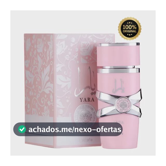 Perfume Árabe Feminino Yara Lattafa Eau De Parfum 100 Ml
