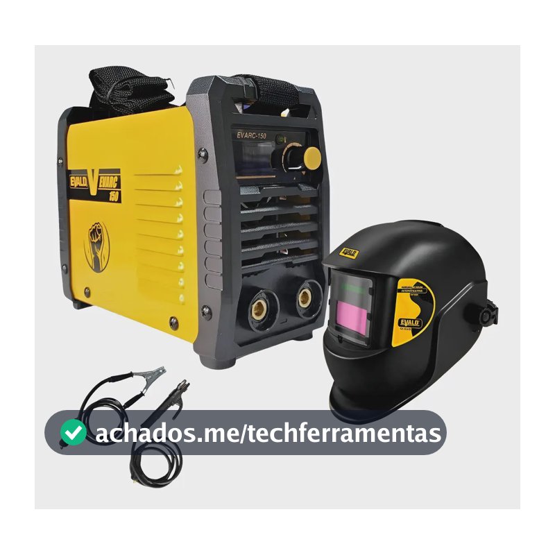 Máquina Solda Inversora Mma/tig Com Máscara Automática Evald