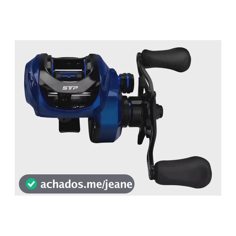 Carretilha Saint STP 8.1:1 Para Pesca Esquerdo Azul-Marinho