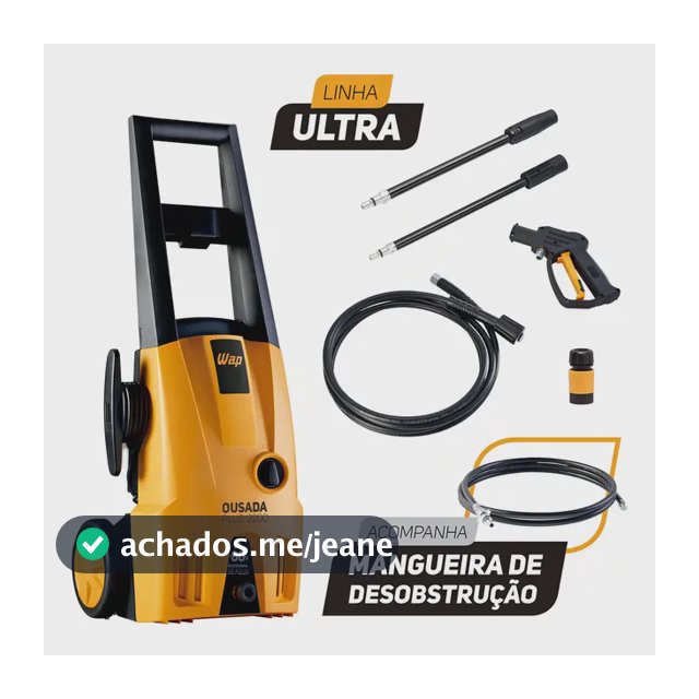 Desobstruidora de Alta Pressão Wap Ousada Plus 2200 Ultra 1500W com 1750psi