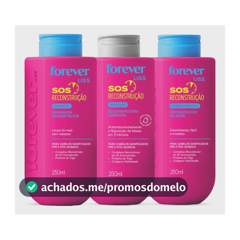 Kit Sos Reconstrução Forever Liss