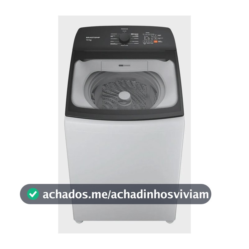 Máquina De Lavar Brastemp 13kg Branca Com Ciclo Tira Manchas Branco