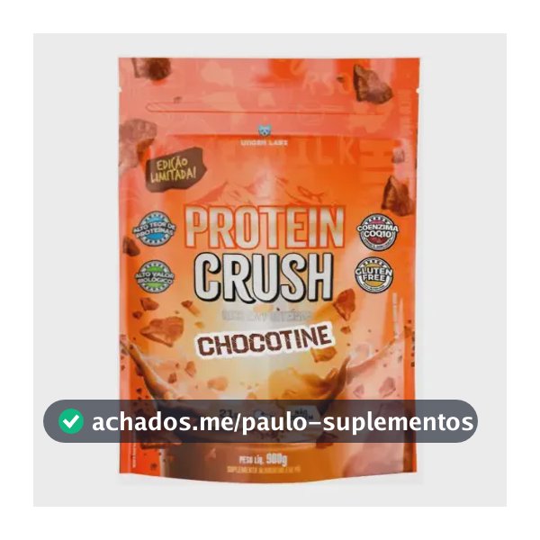 Proteína Under Labz Whey concentrado Crush em pó sabor Chocottine x 900g