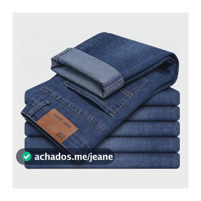 Calça Jeans Masculina Reta Básica 009 Blue Simplicidade 28