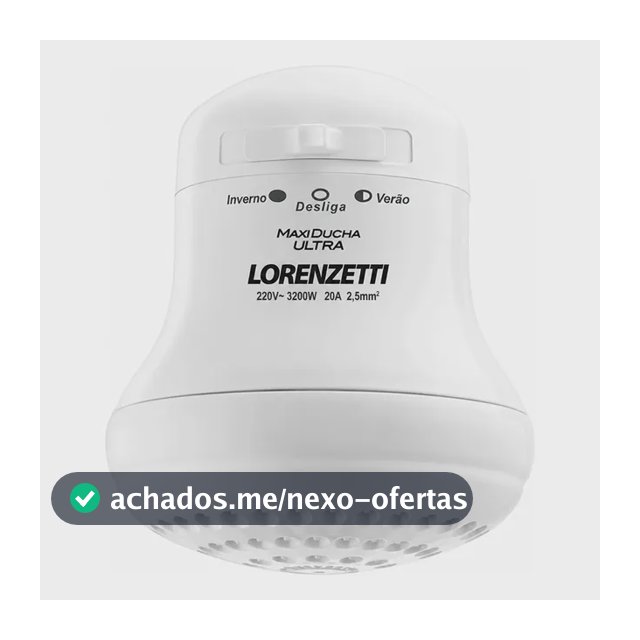 Maxi Ducha Ultra Lorenzetti 127v 3200w Ou 220v 3200w