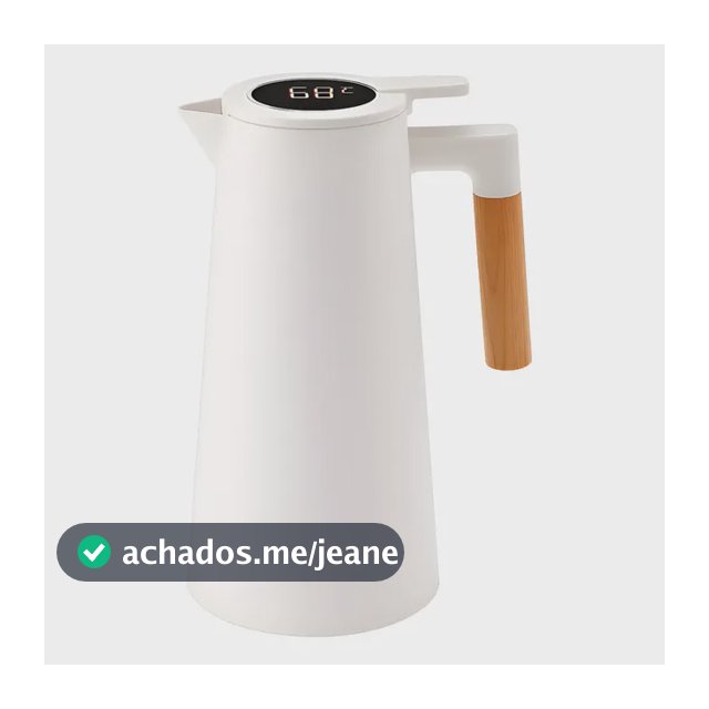 Garrafa Térmica Led 1l Café Chá Bebidas Quentes Moderna