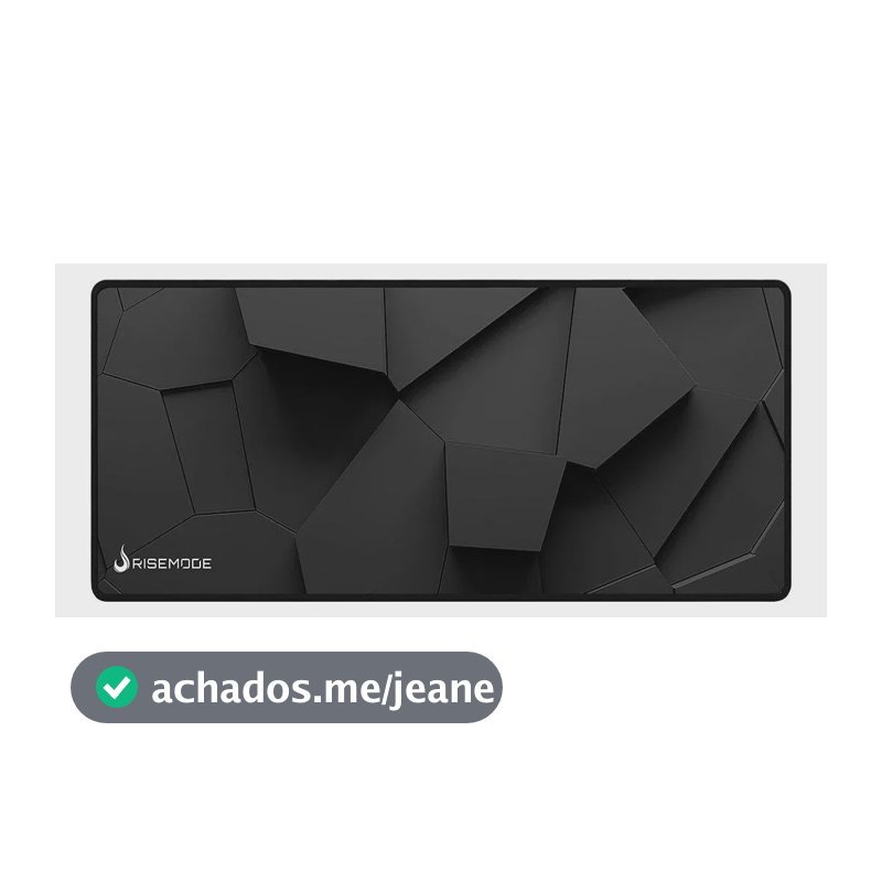 Mousepad Gamer Rise Mode 3d 02 Pro Estendido 900x400mm Pret
