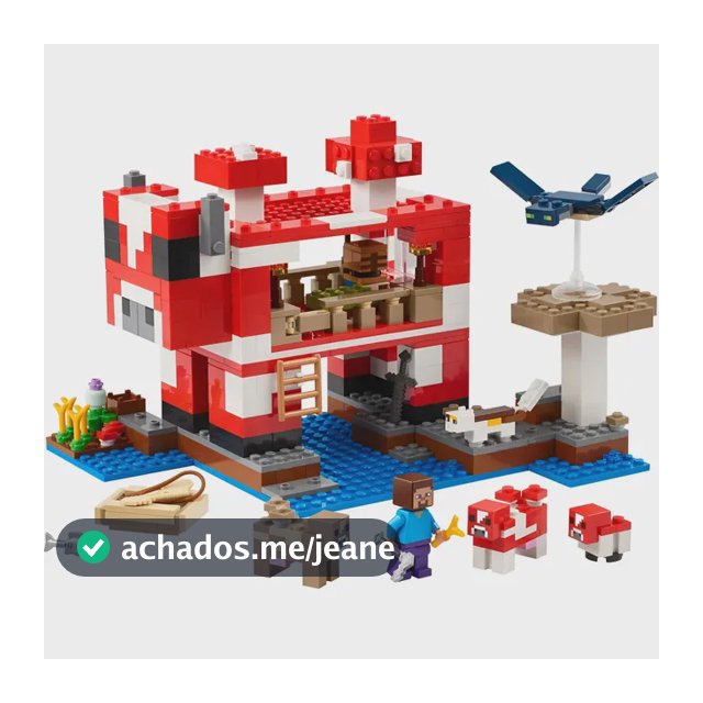 Blocos de montar LegoMinecraft 21270 500 peças em caixa