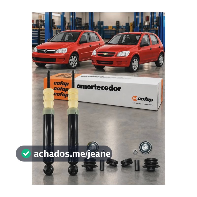 Par Amortecedor Traseiro Gm Corsa Celta Classic Prisma Cofap