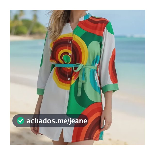 Saída Praia De Banho Camisão Kimono Bata Estampada Plus Size