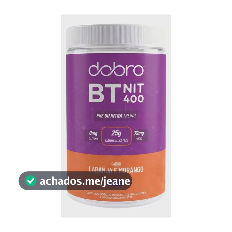 Suplemento em pó Dobro Sport Protein Carboidrato,Nitrato sabor Laranja com morango x 450g