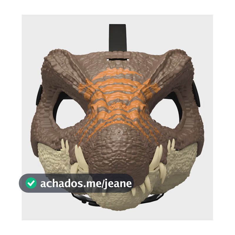 Jurassic World Brinquedo Rebirth Máscara de Dinossauro Spinosaurus JGG12 Mattel