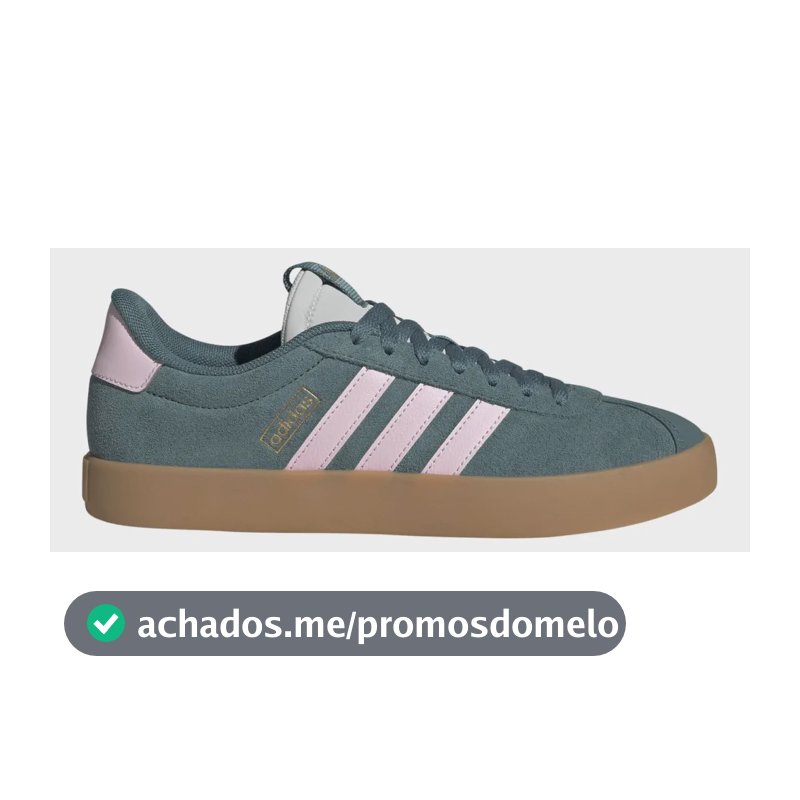 Tênis Feminino Vl Court 3.0 adidas Verde Liso 39 Br