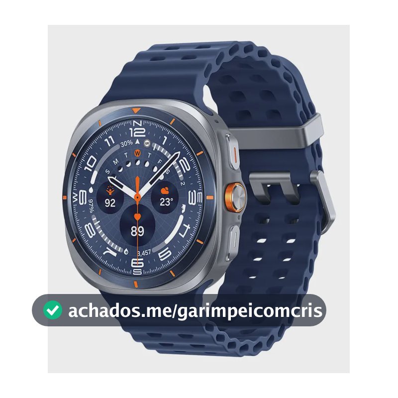 Samsung Galaxy Watch Ultra 2025 Smartwatch 47mm Lte, Galaxy Ai, Titânio Aeroespacial Titânio Azul
