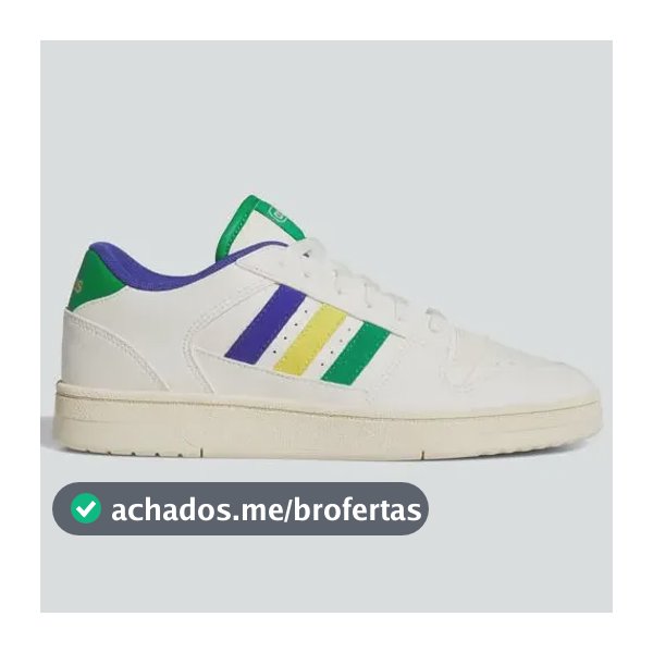 Tênis Masculino Break Start adidas Owhite/green/crewht Lisa 39 Br