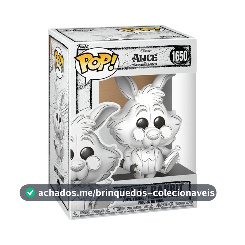 Boneco Funko Pop! Disney Esboços - Coelho Branco