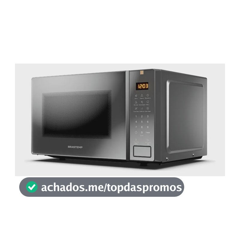 Micro-ondas Brastemp 23 Litros Multi Preparos - BMS23A