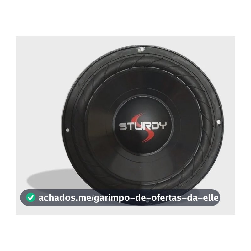 Alto Falante Subwoofer 8 Polegadas Sturdy 160 Watts Rms Preto