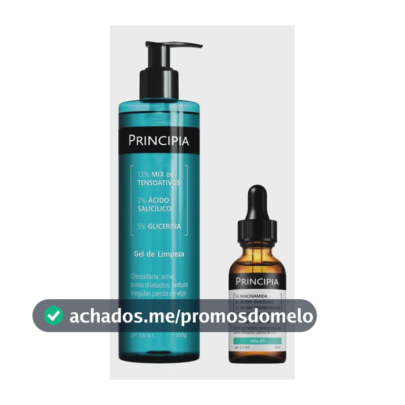 Principia Kit Anti-acne Gel De Limpeza + Sérum Mix-01