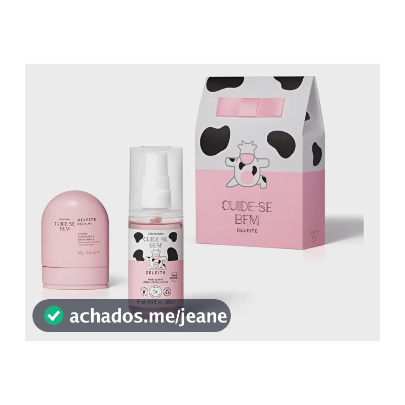 Kit Presente Especial Cuide-se Bem Deleite (2 Itens)