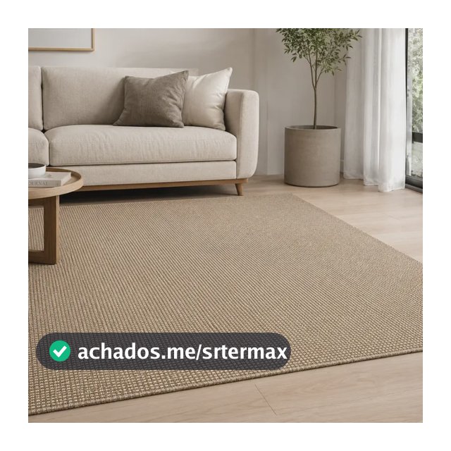 Tapete Sala Quarto Grande 300x200 Jacquard Antiderrapante 2 M 3 M Boho Marrom
