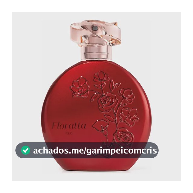Floratta Red O Boticário Desodorante Colônia Perfume Feminino Original 75ml