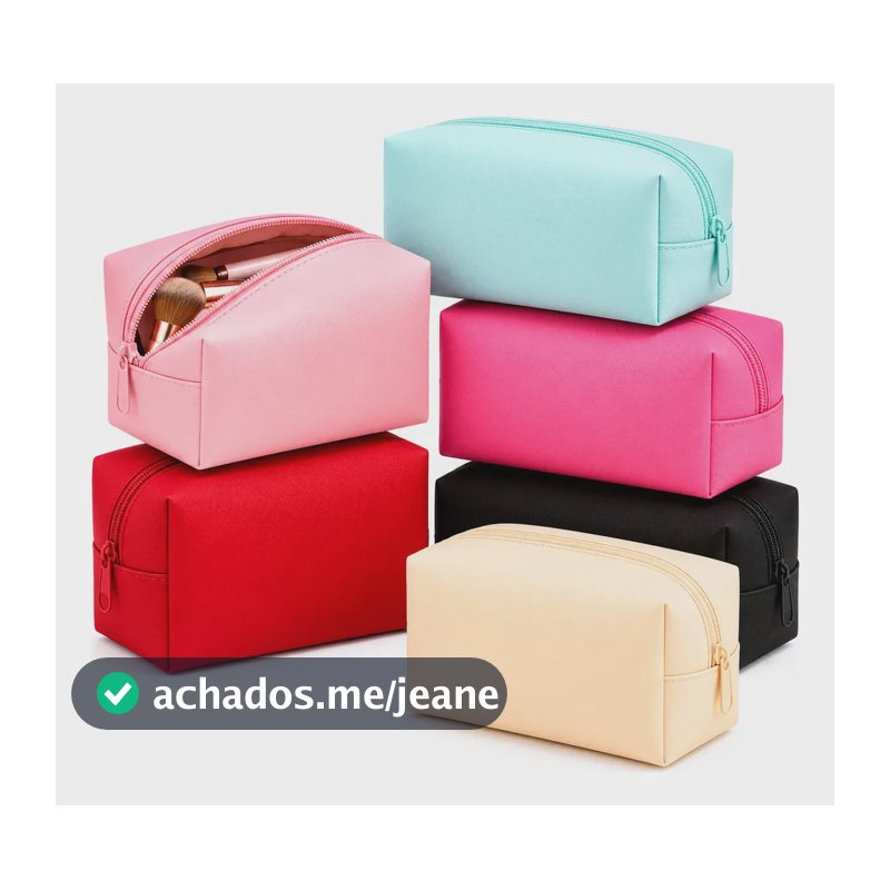 Kit Necessaire 20 Unid Lisa Para Brindes Tamanho Grande Sortidas