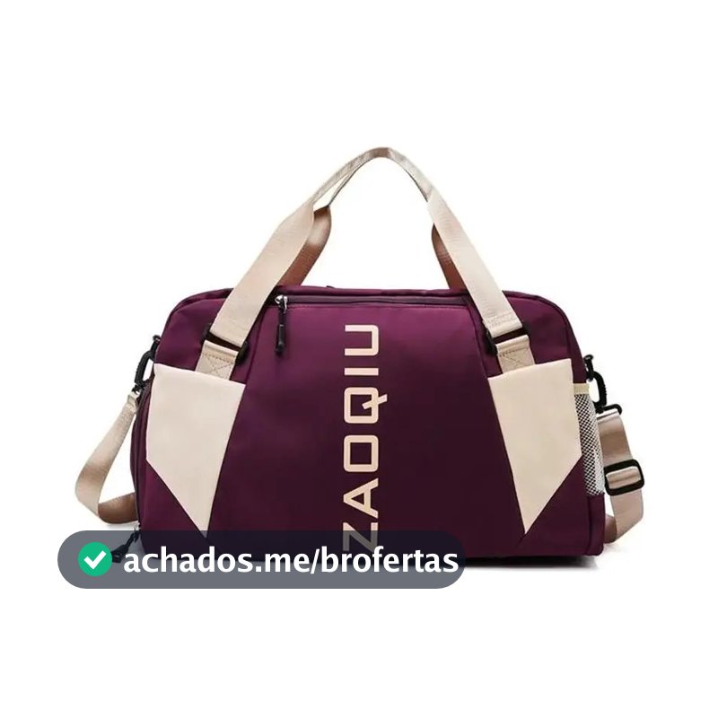 Bolsa Mala De Mão 10kg Feminina De Bordo Viagem Grande Cor Vinho