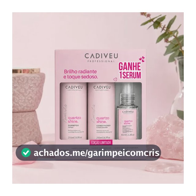 Cadiveu Professional Kit Quartzo Shine (3 Produtos)