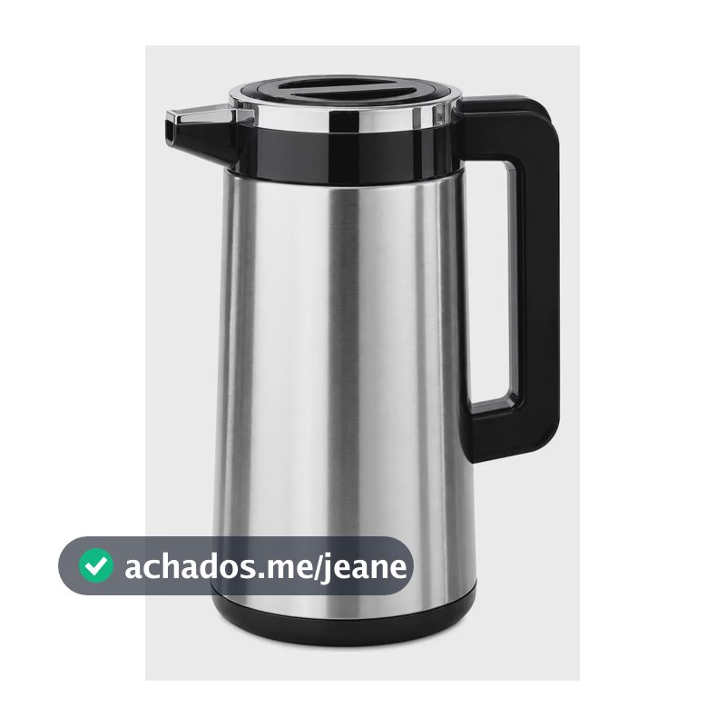 Garrafa Térmica De Café Chá 1.600ml Aço Inox 12 Horas Quente 1.600ml