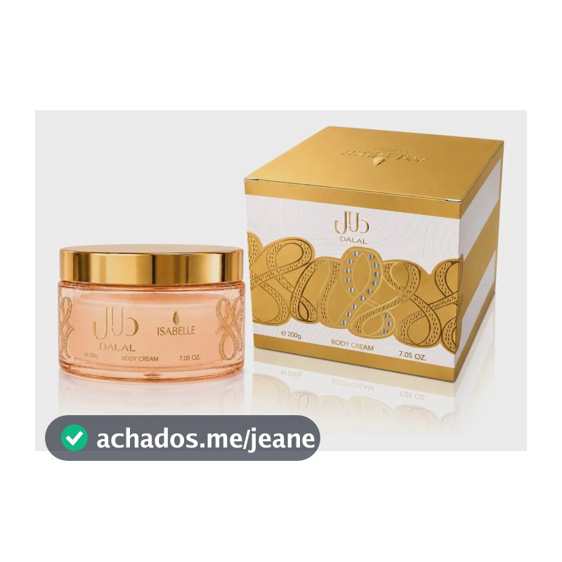 Hidratante Corporal Dalal Isabelle La Belle Creme Perfumado