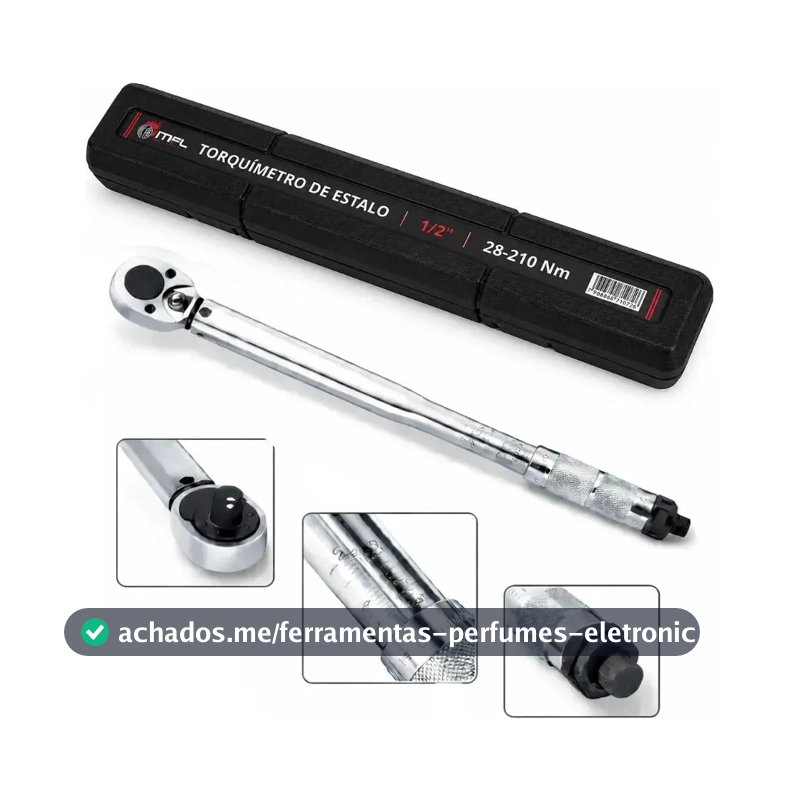 Torquimetro De Estalo 1/2 Pol 2.8 A 21kg Crv Reversível MFL