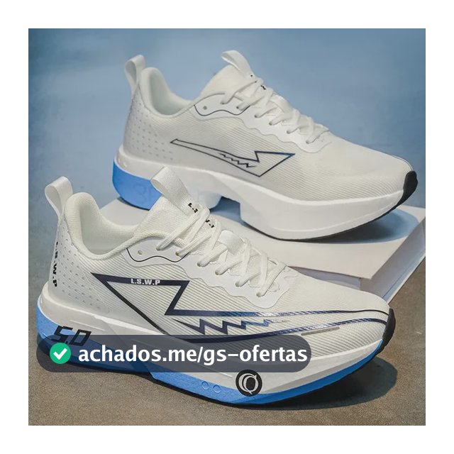 Tênis Esportivo Unissex Com Placa Carbono Embutida