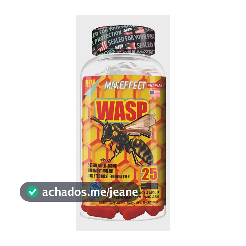 Wasp Termogênico Ultra Potente Maxeffect Pharma 60 Caps
