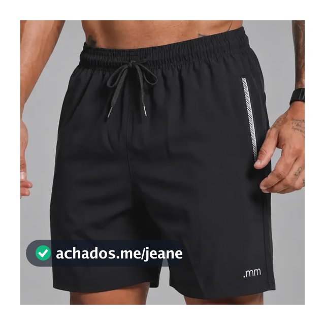 Bermuda Masculina Tactel Short Academia Treino Plus Size G3