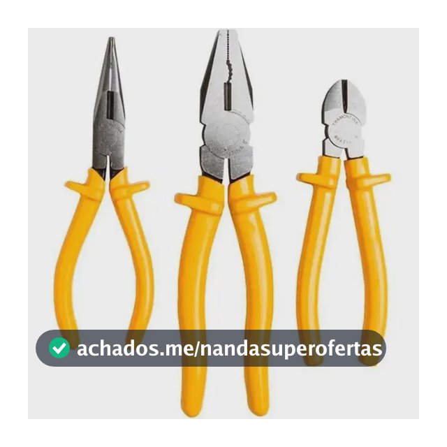 Kit Alicate Tramontina (Bico, Corte e Universal) 43409107
