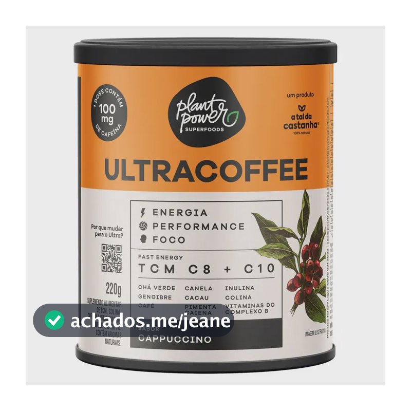 Ultracoffee Cappuccino 220g A Tal Da Castanha Cappuccino