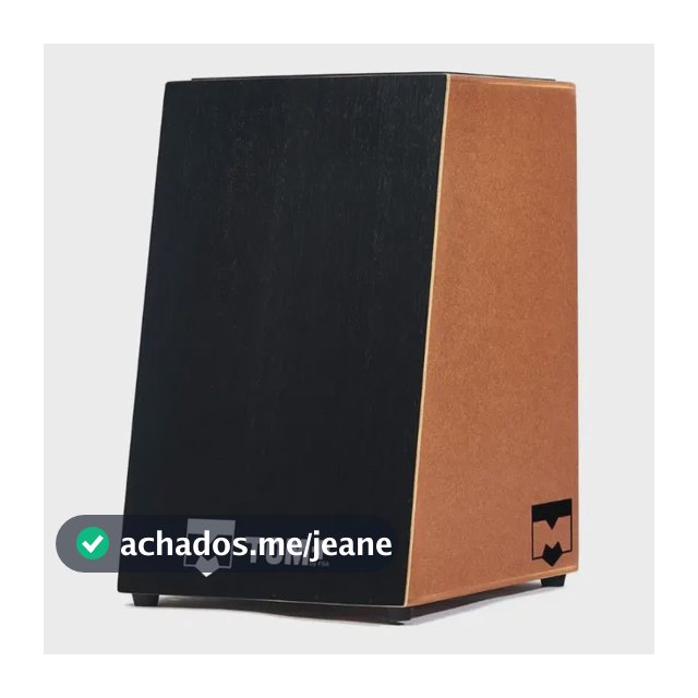Cajon Fsa Tom Carron Inclinado Profissional Acústico Cor Preto