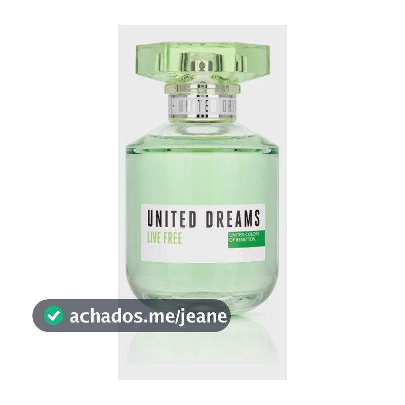 Perfume Benetton United Dreams Live Free Eau de Toilette 80 ml Feminino
