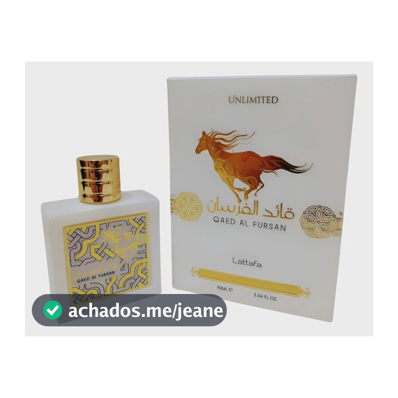 Perfume Árabe Qaed Al Fursan Unlimited Eau De Parfum 90ml