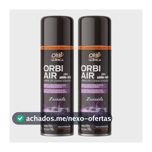 Kit C/ 2 Limpa Ar Condicionado Carro Higienizador Ar Spray