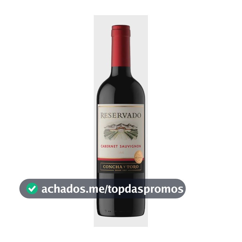 Vinho Chileno Tinto Concha Y Toro Reservado Cabernet Sauvignon 750ml
