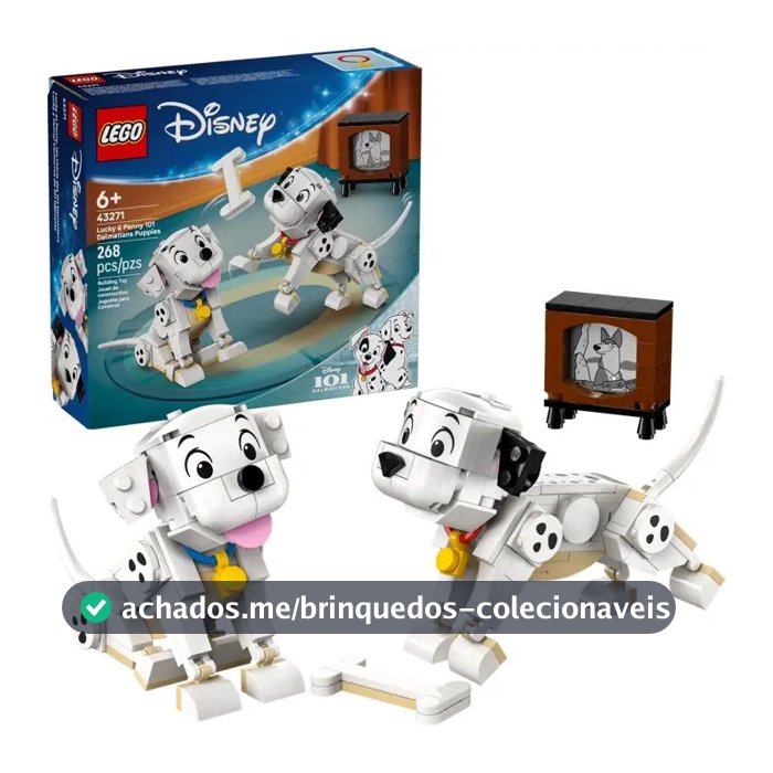 Filhotes de dálmata Lego Disney 101 43271 - 268 peças 268 Lucky