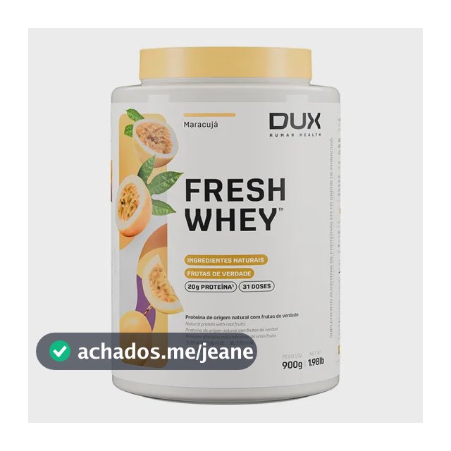 Fresh Whey + Saudável Dux Nutrition 900g - Sabores Sabor Maracujá