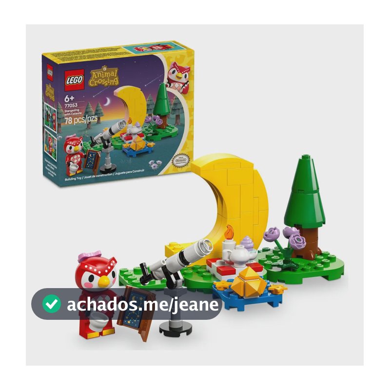 Blocos De Montar 77053 Animal Crossing 78 Peças Lego